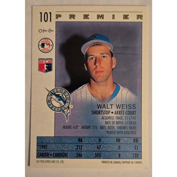 Lot of 7 MLB Great Baseball Cards Puckett Henderson Guillen Sierra Weiss Glavine - Picture 9 of 13